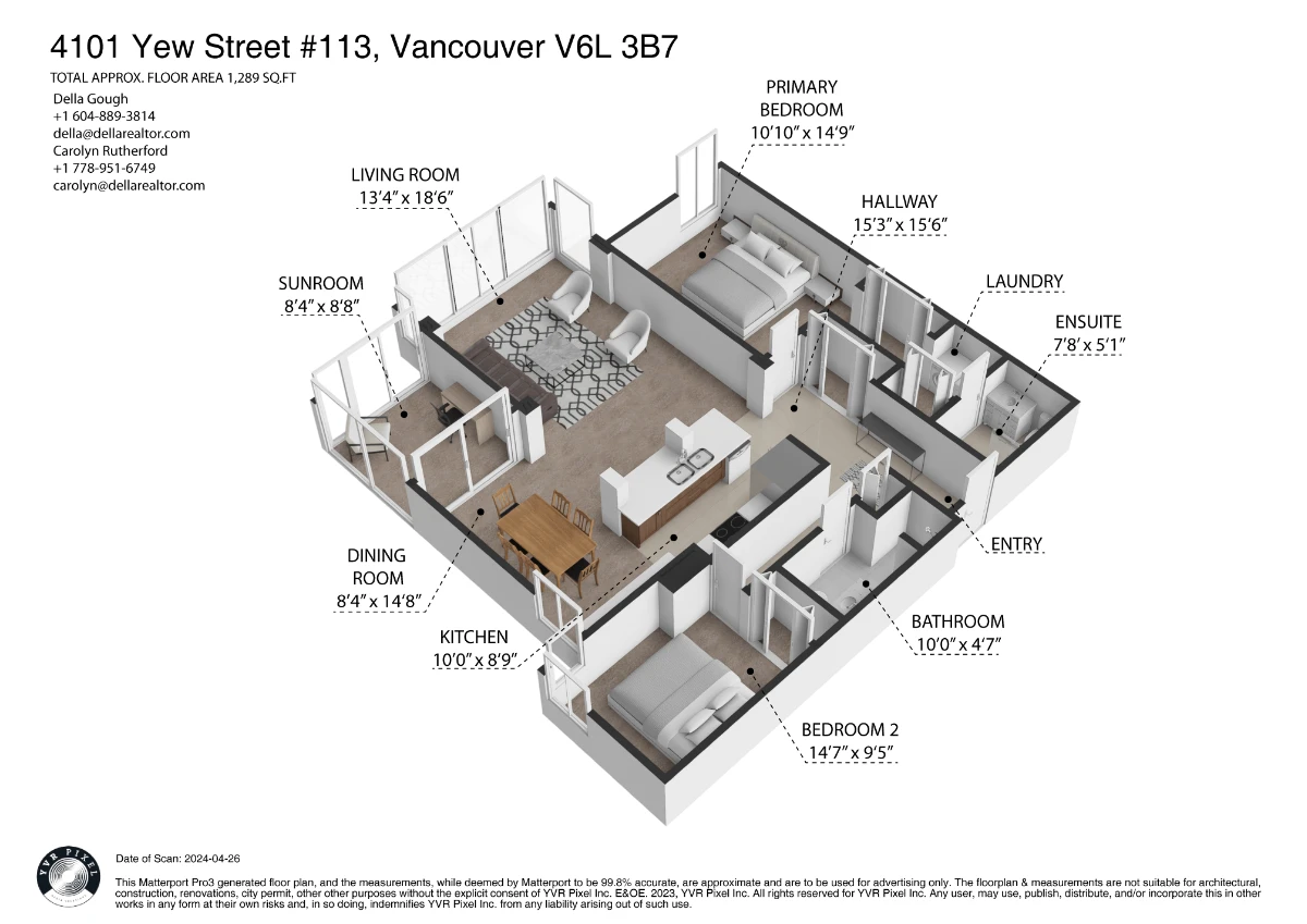 Listing floor plan